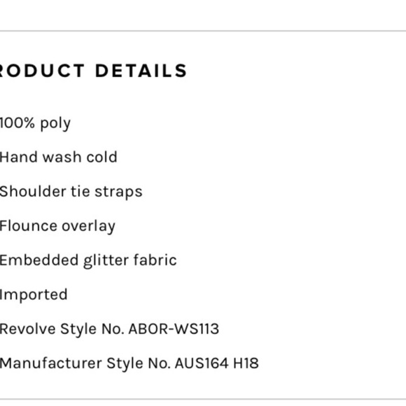 NEW Superdown Helene Top Sparkling Shoulder Ties In Metallic Blue M - Picture 9 of 9